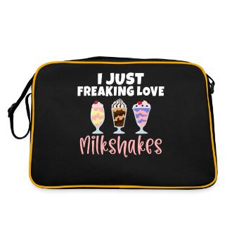J’adore Milkshakes Milkshake Gift - Sac Retro - noir/or - Dos