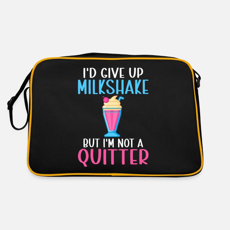 Ich liebe Milchshakes Milchshake Geschenk Retro Tasche