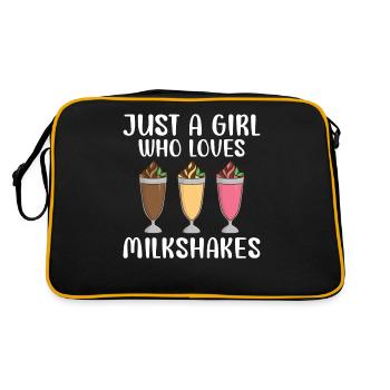 J’adore Milkshakes Milkshake Gift - Sac Retro - noir/or - Dos