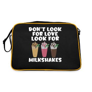 J’adore Milkshakes Milkshake Gift - Sac Retro - noir/or - Dos