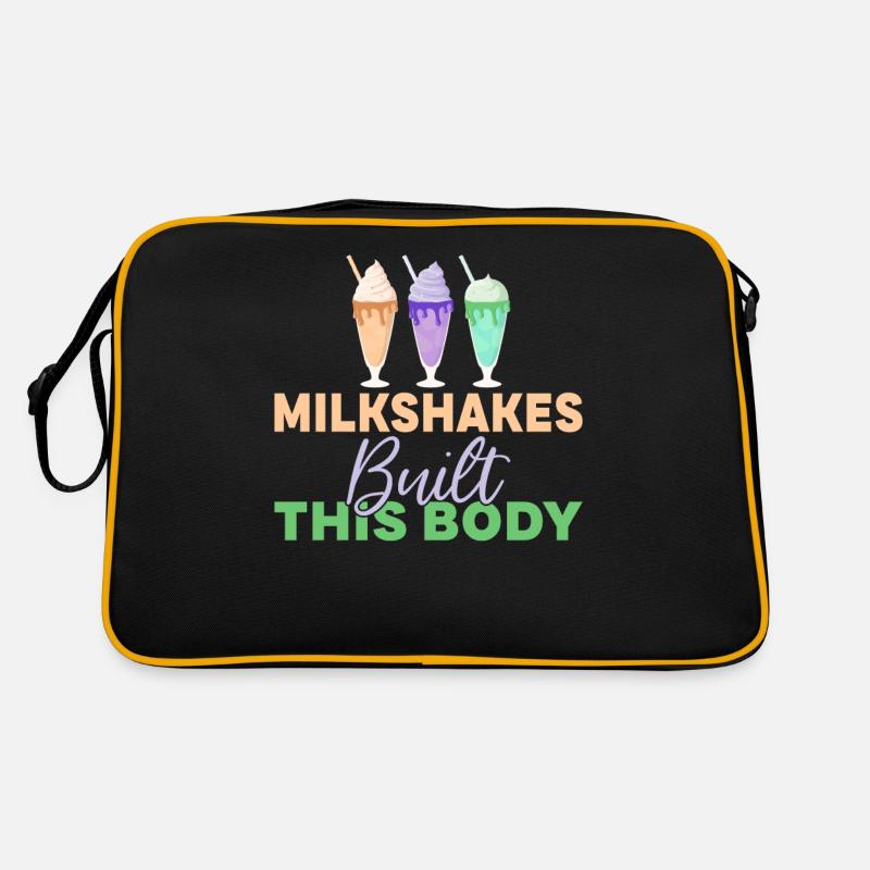 Ich liebe Milchshakes Milchshake Geschenk Retro Tasche