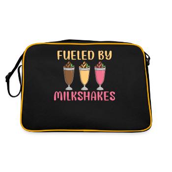 J’adore Milkshakes Milkshake Gift - Sac Retro - noir/or - Dos