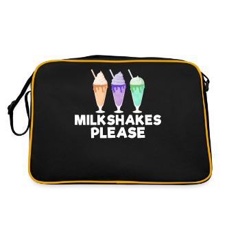 J’adore Milkshakes Milkshake Gift - Sac Retro - noir/or - Dos