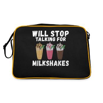 J’adore Milkshakes Milkshake Gift - Sac Retro - noir/or - Dos