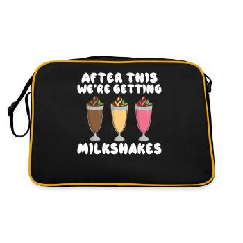 J’adore Milkshakes Milkshake Gift - Sac Retro - noir/or - Dos