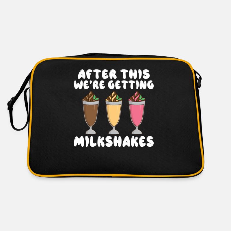 Ich liebe Milchshakes Milchshake Geschenk Retro Tasche