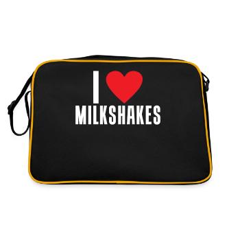 J’adore Milkshakes Milkshake Gift - Sac Retro - noir/or - Dos