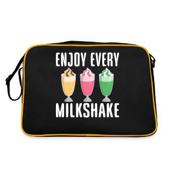 J’adore Milkshakes Milkshake Gift - Sac Retro - noir/or - Dos