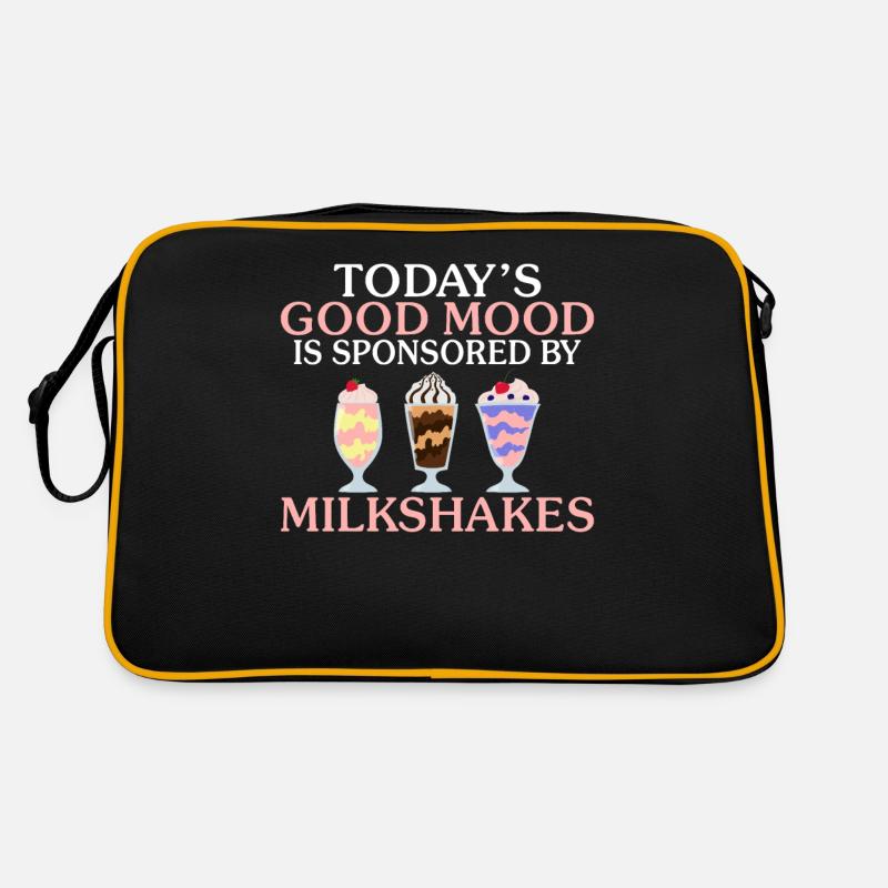 Ich liebe Milchshakes Milchshake Geschenk Retro Tasche