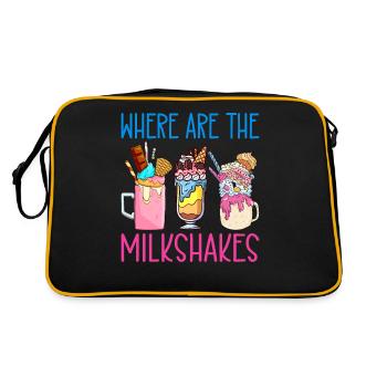 J’adore Milkshakes Milkshake Gift - Sac Retro - noir/or - Dos