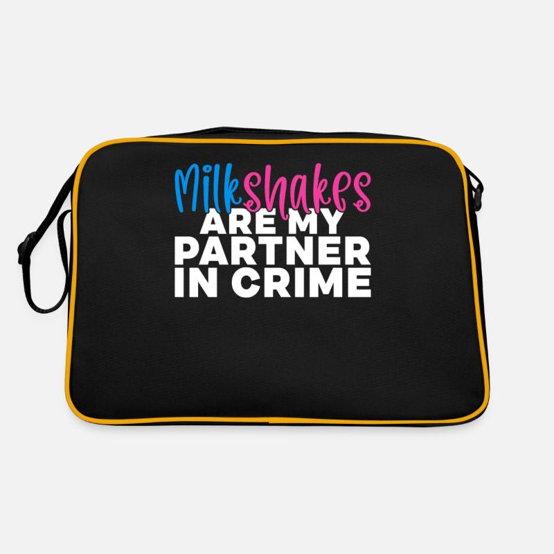 Ich liebe Milchshakes Milchshake Geschenk Retro Tasche