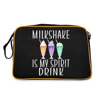 J’adore Milkshakes Milkshake Gift - Sac Retro - noir/or - Dos