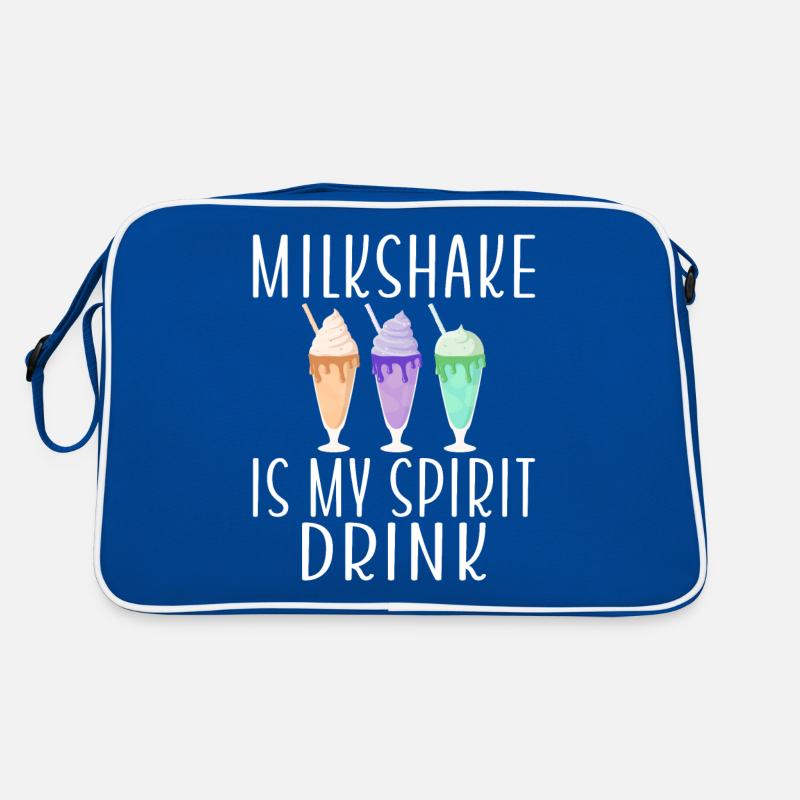 I love Milkshakes Milkshake Gift Retro Bag