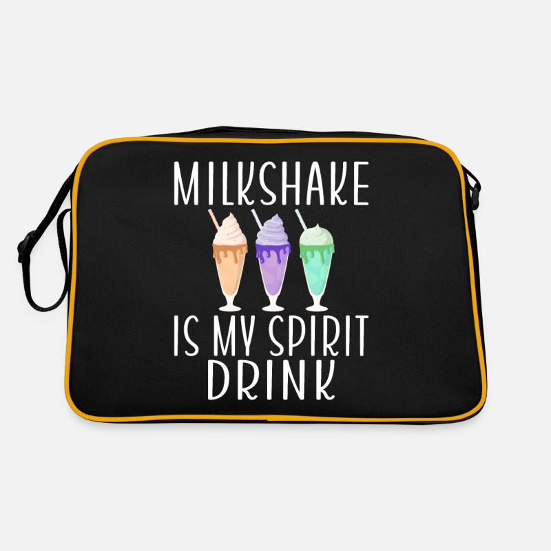Ich liebe Milchshakes Milchshake Geschenk Retro Tasche