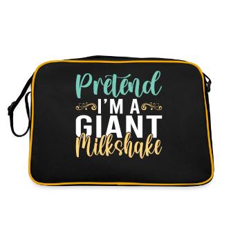 J’adore Milkshakes Milkshake Gift - Sac Retro - noir/or - Dos