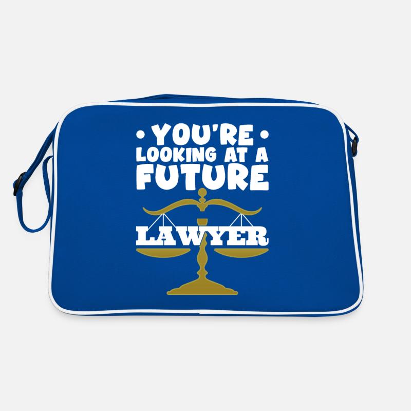You're Looking At A Future Lawyer 4 Retro Bag