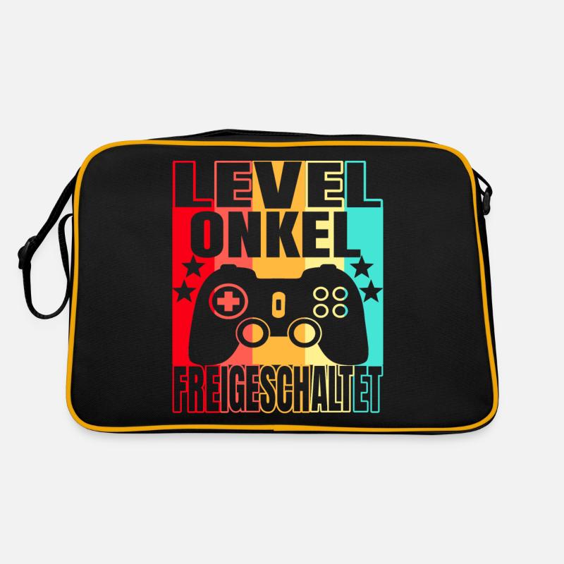Onkel Pate Ankündigung Schwangerschaft Verkünden Retro Tasche