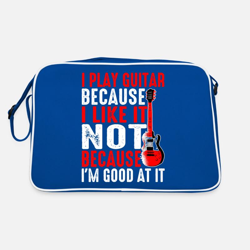 I Play Guitar Because I Like It 2 Retro Bag