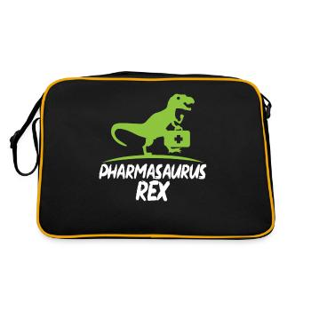 Pharmacien Pharmasaurus Rex Pharmacie Pharma T-Rex - Sac Retro - noir/or - Dos