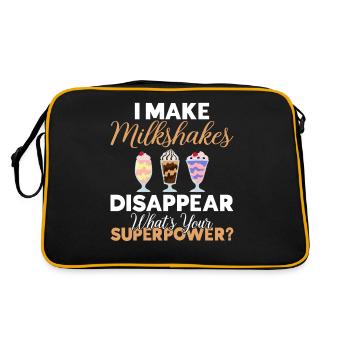 J’adore Milkshakes Milkshake Gift - Sac Retro - noir/or - Dos