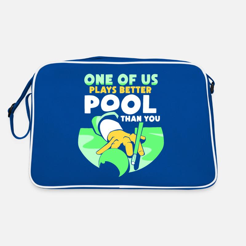 L’un de nous joue au billard mieux que toi Sac Retro