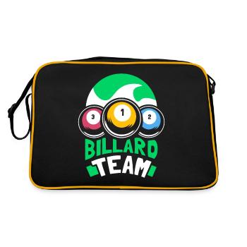 Billiard Team Player Billiard Pool Billiards - Retro Bag - black/gold - Back