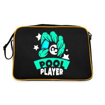 Pool Player Billiard Billiard Lovers - Retro Bag - black/gold - Back