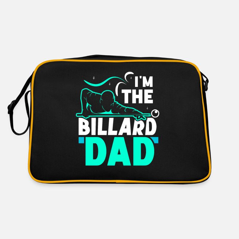 Ich Bin Der Billard-Dad Billiard Billard Pool Retro Tasche