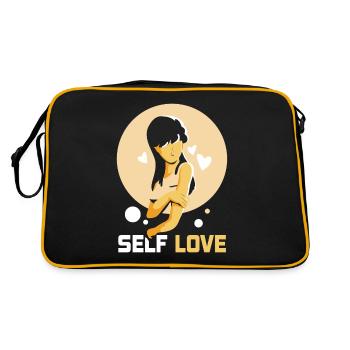 Self-love Self-love Positively Sweet - Retro Bag - black/gold - Back