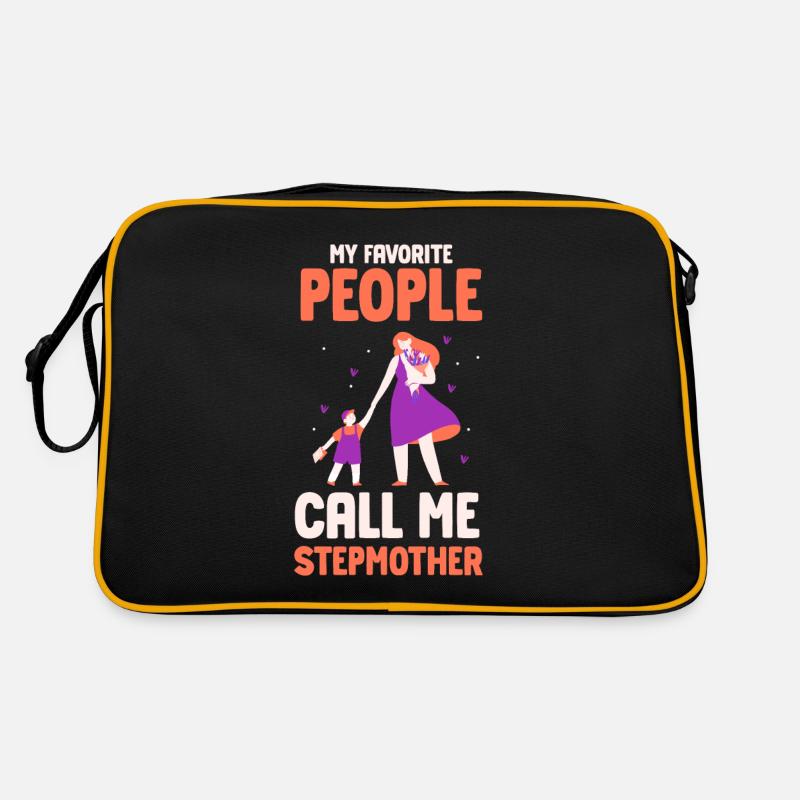 Meine Lieblingsmenschen Nennen Mich Stiefmutter Retro Tasche