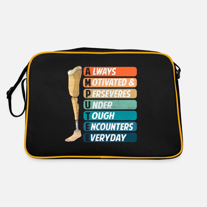 Toujours motivé et persévérant sous dur Sac Retro