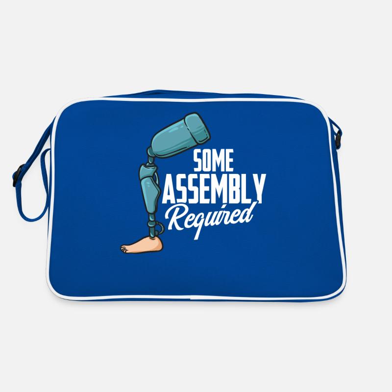 Certains montages ont nécessité une prothèse de jambe Sac Retro