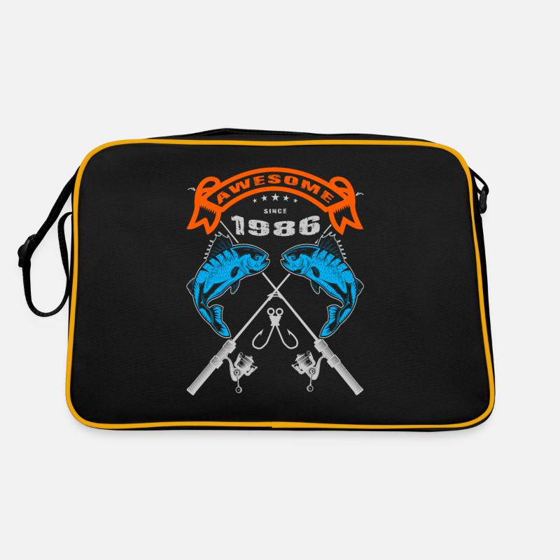 Awesome since 1986. Angel, Angler Geburtstag Retro Tasche
