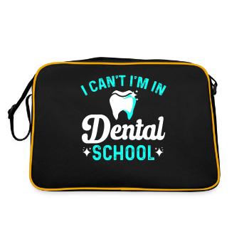 School of Dentistry Dentistry Student Future Tooth - Retro Bag - black/gold - Back
