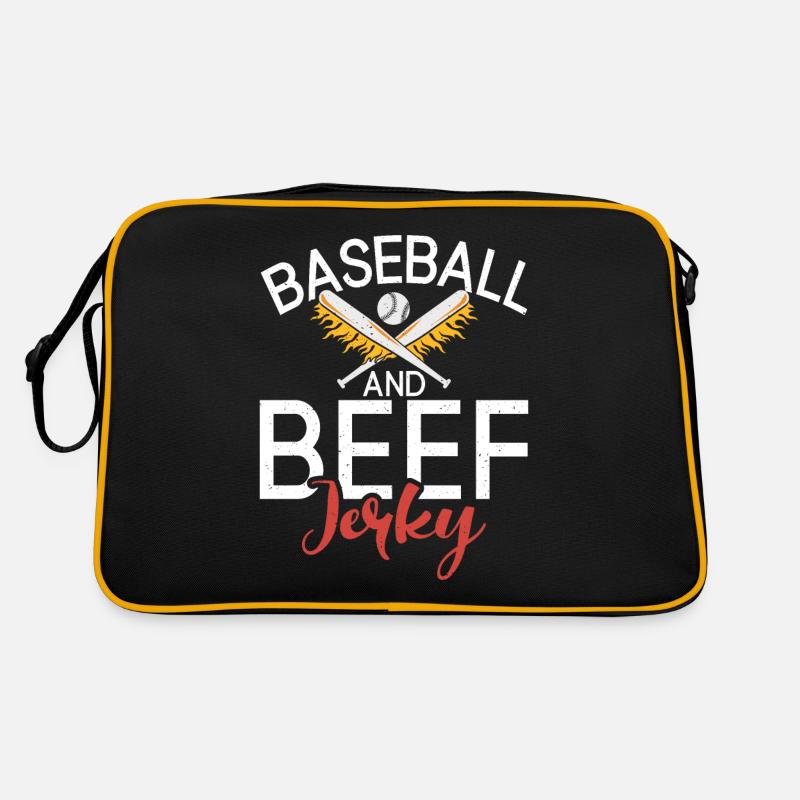 Beef Jerky Geschenk Beef Jerky Liebhaber Retro Tasche