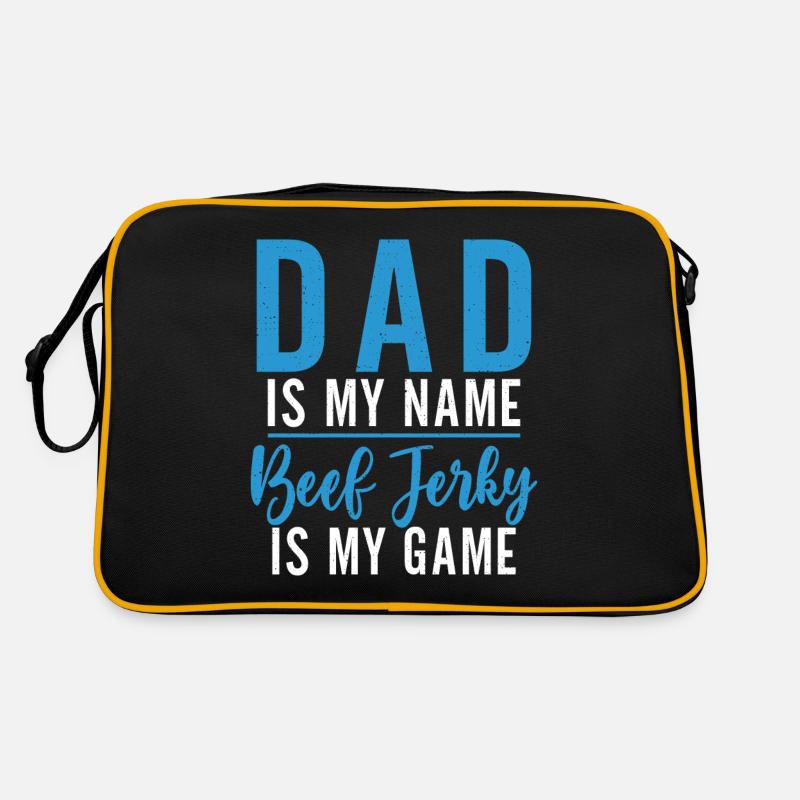 Beef Jerky Geschenk Beef Jerky Liebhaber Retro Tasche