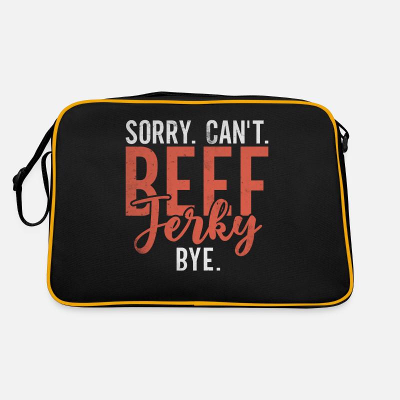 Beef Jerky Geschenk Beef Jerky Liebhaber Retro Tasche