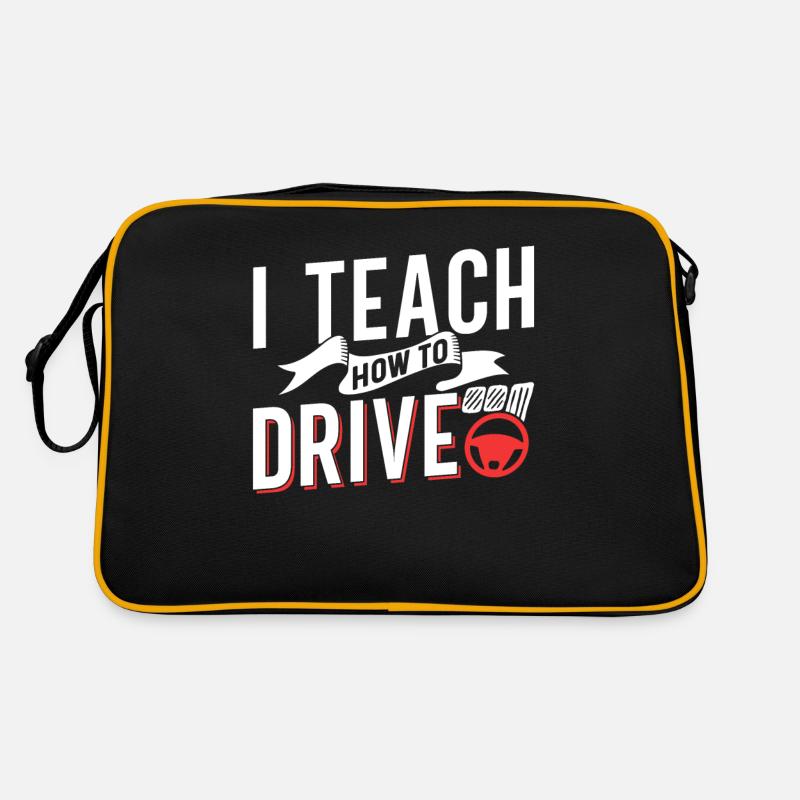 J’apporte la conduite à l’école de conduite de moniteur de conduite Sac Retro