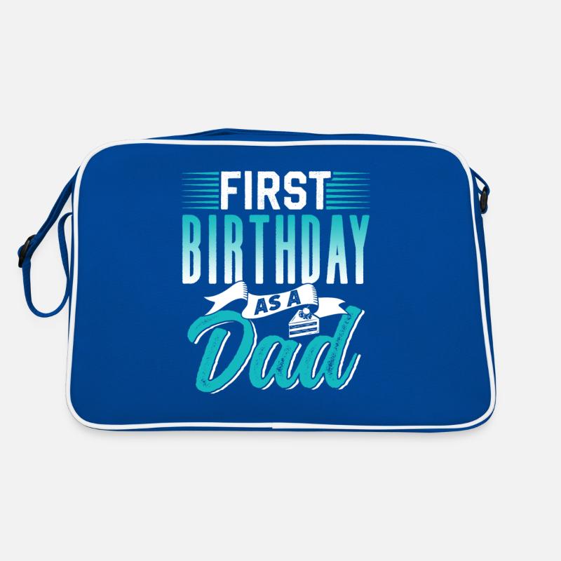 Erster Geburtstag Als Papa Papi Vater Party Retro Tasche