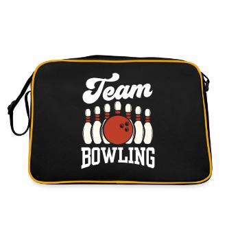 Team Bowling Mannschaft Hobby Bowler - Sac Retro - noir/or - Dos