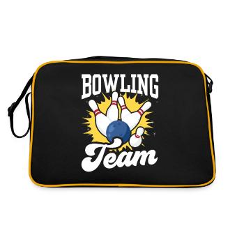 Bowling Team Bowler Hobby Mannschaft - Sac Retro - noir/or - Dos