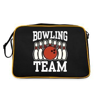 Bowling Team Hobby Bowler Mannschaft - Sac Retro - noir/or - Dos