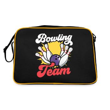 Bowling Team Hobby Bowler Mannschaft - Sac Retro - noir/or - Dos