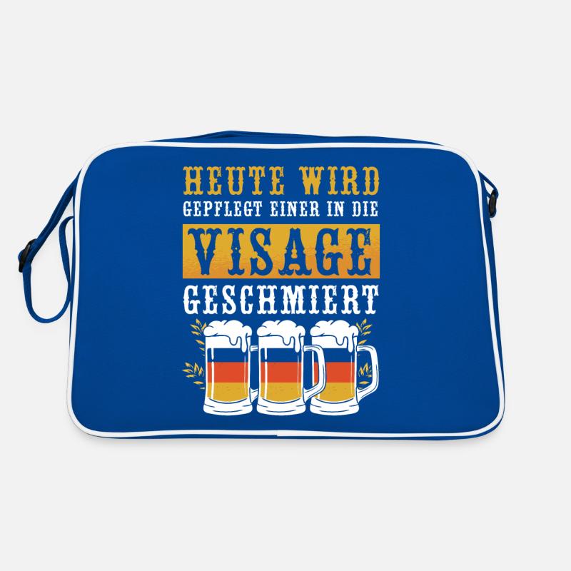 Heute wird gepflegt einer in die Visage Retro Tasche