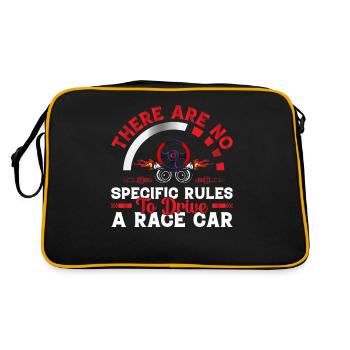 Il n’y a pas de règles spéciales pour la conduite d’un - Sac Retro - noir/or - Dos