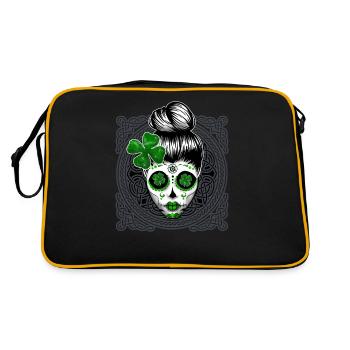Saint Patrick's Day Celts Scottish - Retro Bag - black/gold - Back