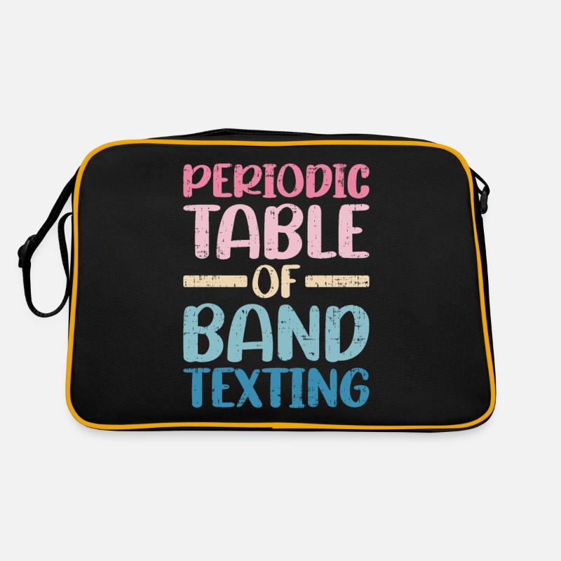 Tableau périodique des textos de bande 2 Sac Retro