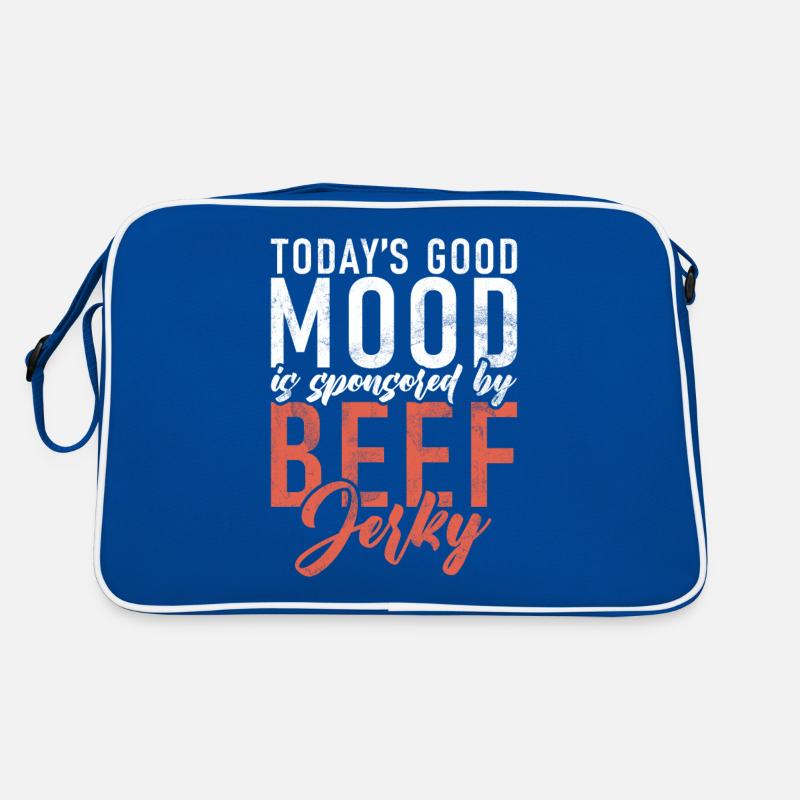 Beef Jerky Geschenk Beef Jerky Liebhaber Retro Tasche