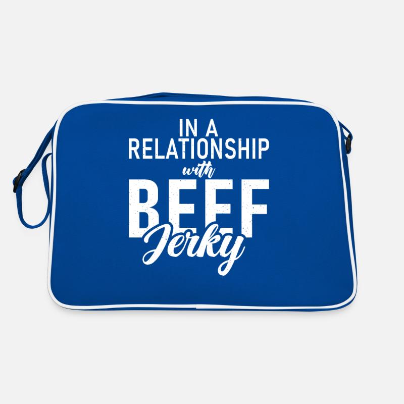 Beef Jerky Geschenk Beef Jerky Liebhaber Retro Tasche