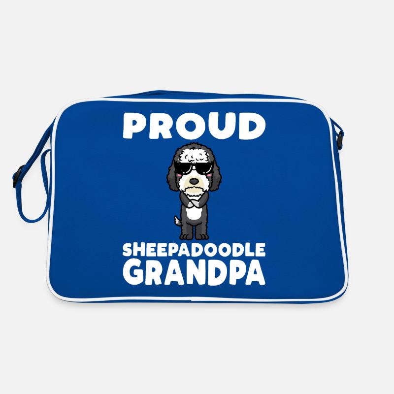 Chien Sheepadoodle Sac Retro
